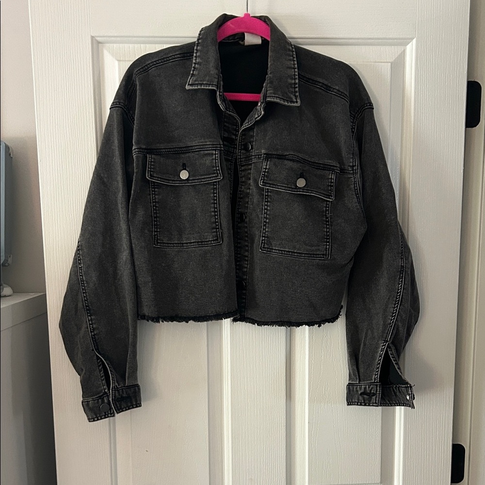 Women's Black Denim Jacket